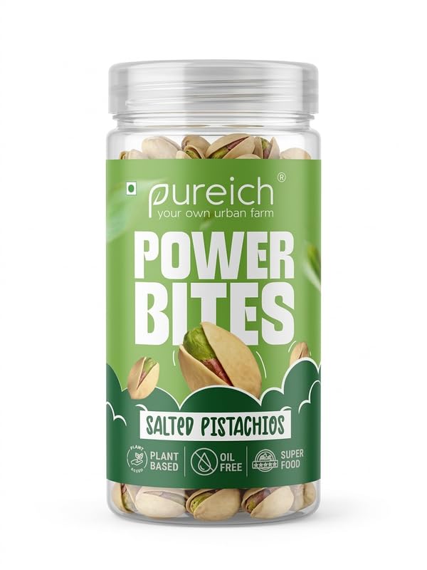 Premium California Roasted & Salted Pistachios | Healthy Snacks, Dry Fruits, Pista | Tasty & Healthy | High in Protein & Dietary Fiber | Low Calorie Nuts