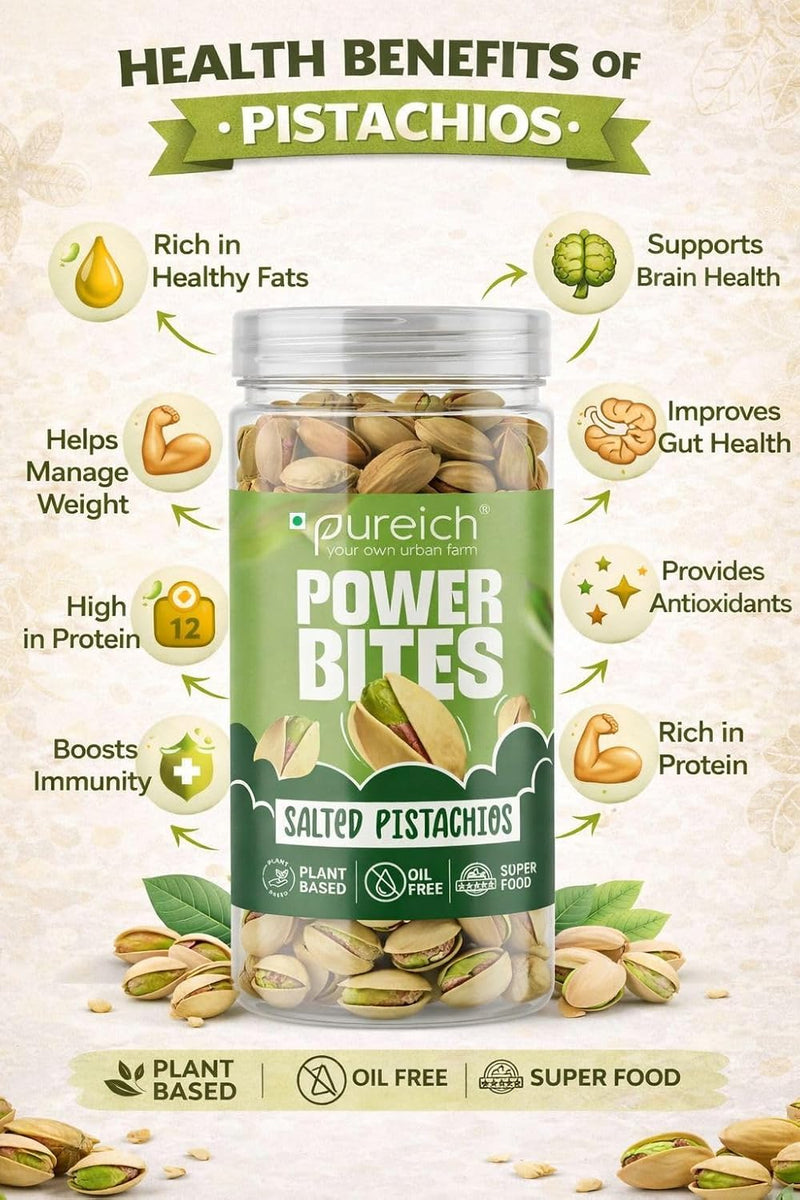 Premium California Roasted & Salted Pistachios | Healthy Snacks, Dry Fruits, Pista | Tasty & Healthy | High in Protein & Dietary Fiber | Low Calorie Nuts