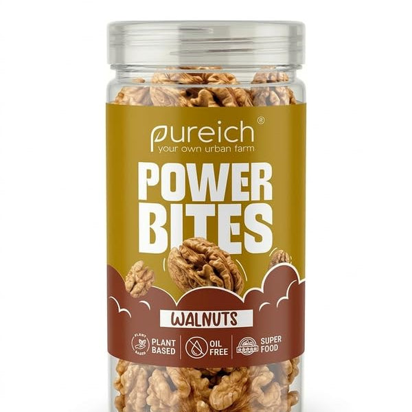 Premium Walnut Kernels | 100% Natural Raw Walnuts Without Shell | Akrot Giri Dry Fruit Rich in Iron and Protein | Ideal for Breakfast | Low in Calorie Nuts