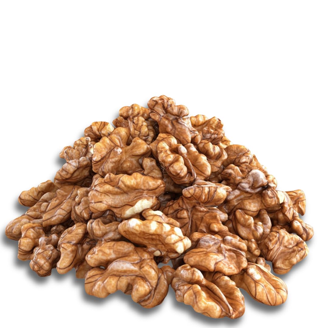 Premium Walnut Kernels | 100% Natural Raw Walnuts Without Shell | Akrot Giri Dry Fruit Rich in Iron and Protein | Ideal for Breakfast | Low in Calorie Nuts