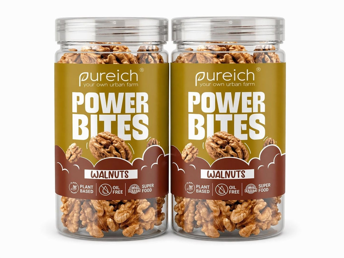 Premium Walnut Kernels | 100% Natural Raw Walnuts Without Shell | Akrot Giri Dry Fruit Rich in Iron and Protein | Ideal for Breakfast | Low in Calorie Nuts
