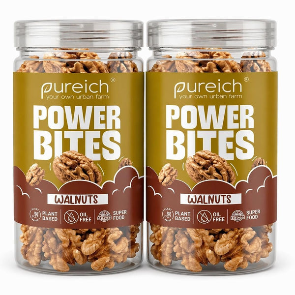 Premium Walnut Kernels | 100% Natural Raw Walnuts Without Shell | Akrot Giri Dry Fruit Rich in Iron and Protein | Ideal for Breakfast | Low in Calorie Nuts