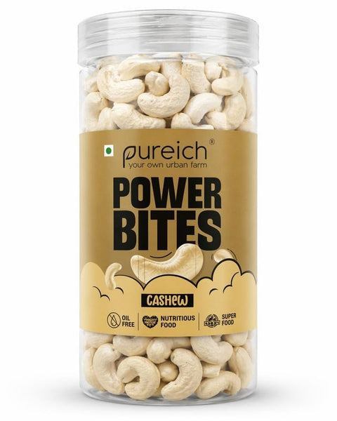 Premium Whole Cashew Nuts | Kaju Dry Fruits, Whole Crunchy Cashews | Rich in Protein, & Nutritious | Gluten Free & Plant based Protein | Kaju Jar